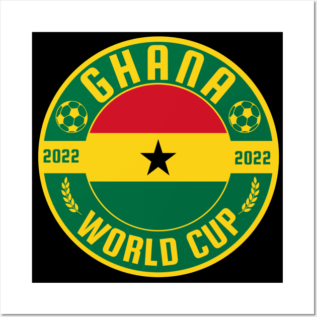 Ghana World Cup Wall Art by footballomatic